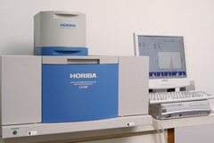 Laser scattering particle size distribution analyzer